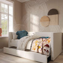 Alice Cream Linen Twin Trundle Bed