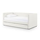 Alice Cream Linen Twin Trundle Bed