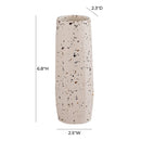 Terrazzo White Vase - Small Skinny