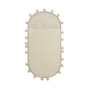 Bubbles Ivory Oval Wall Mirror - UK