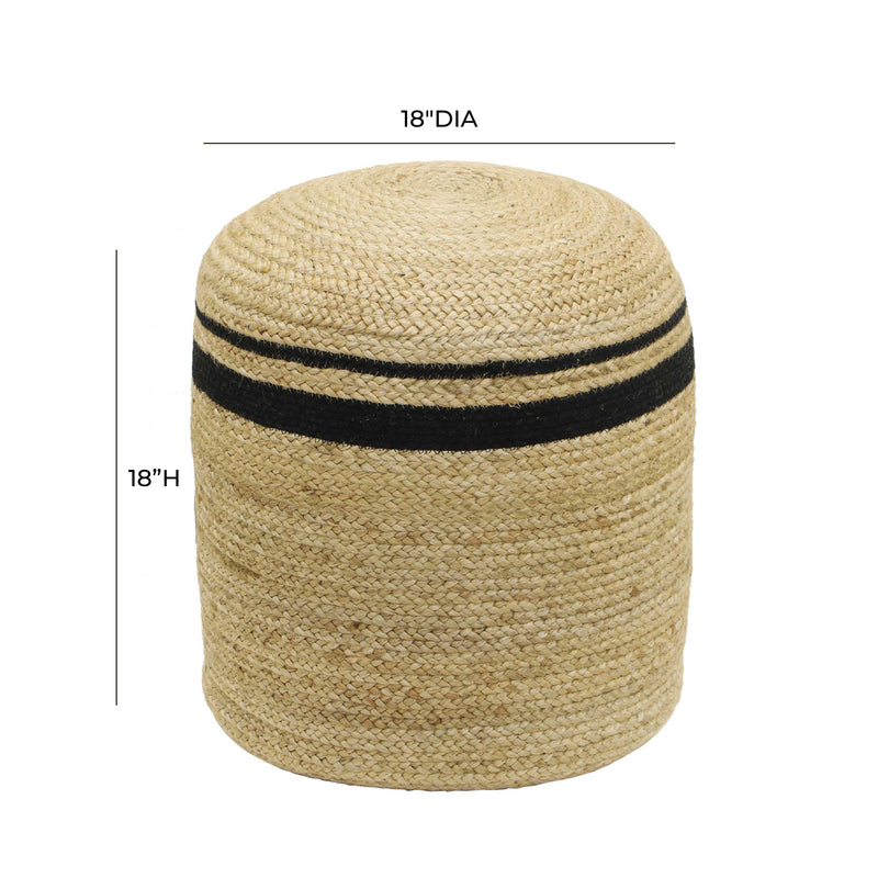 Emerge Round Pouf