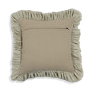 Alessia Distressed Beige Velvet Pillow