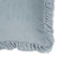 Alessia Distressed Blue Velvet Pillow