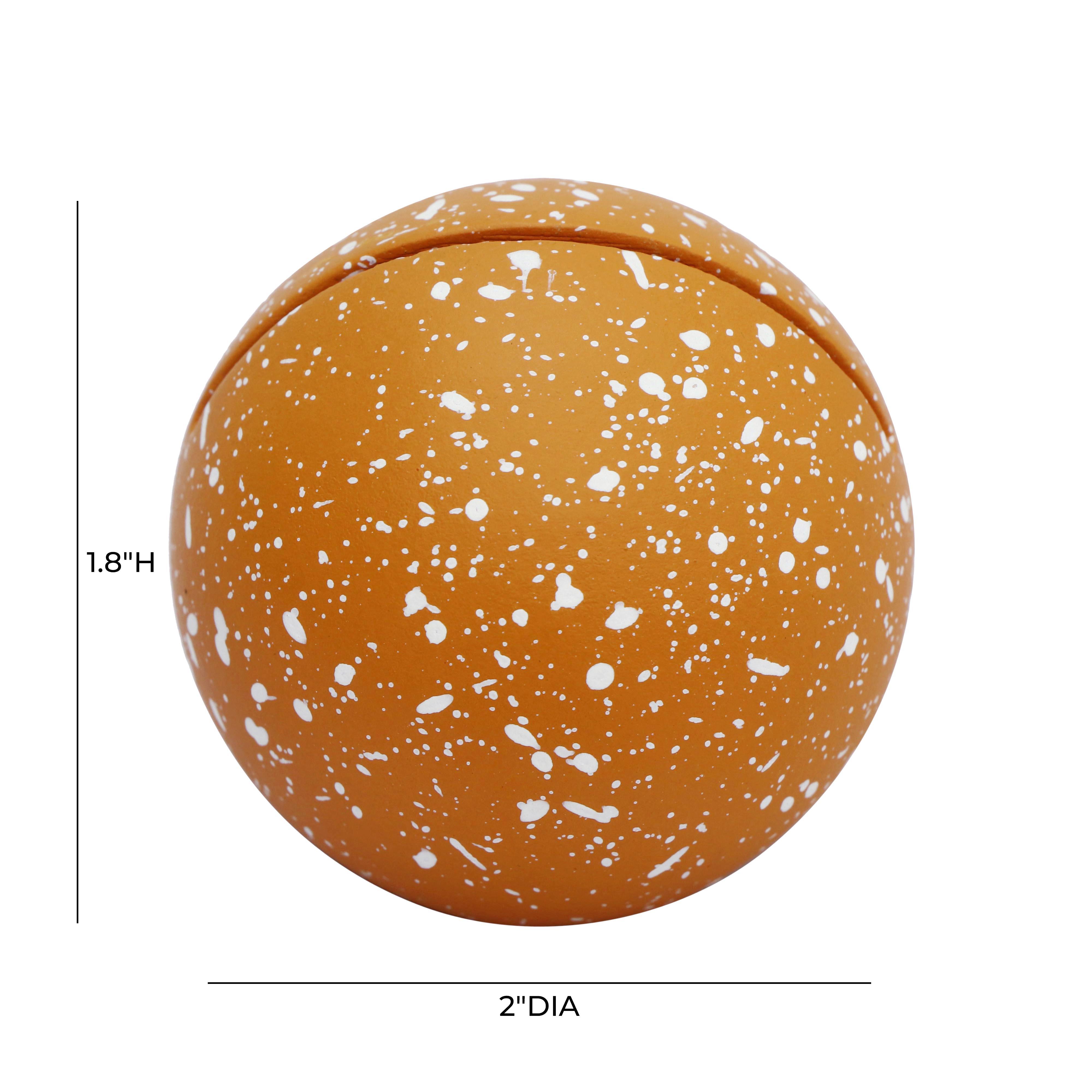 Gabby Speckled Terracotta Round Card Holder - Set of 4