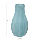 Cotton Mache Vase in Cloudy Blue
