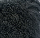Tibetan Sheep Black Large Pillow
