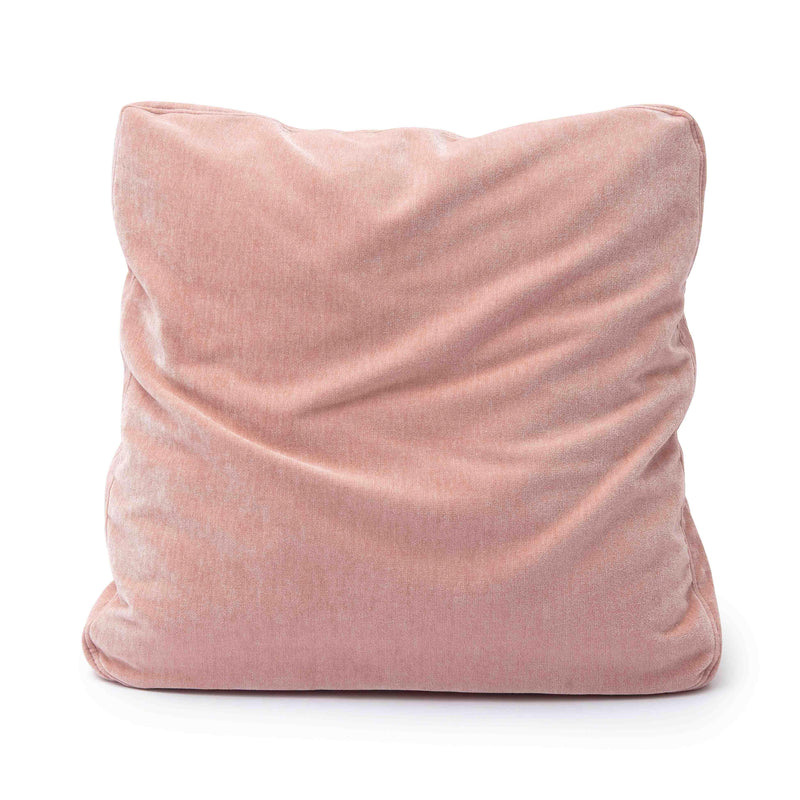 Tipsy Rose Upcycled Chenille 20" x 20" Square Floppy Pillow