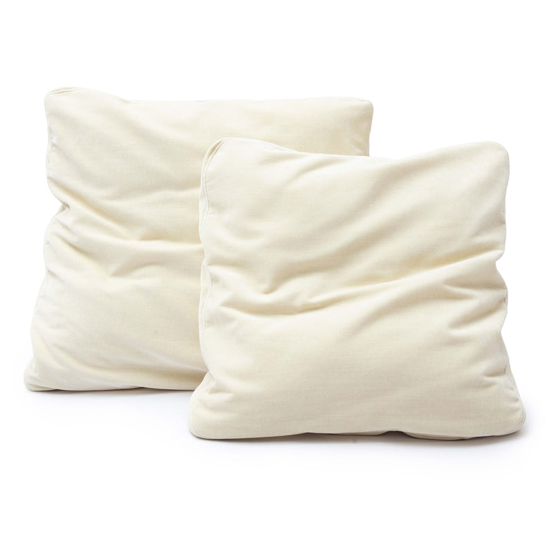 Tipsy Cream Chenille 20" x 20" Square Floppy Pillow