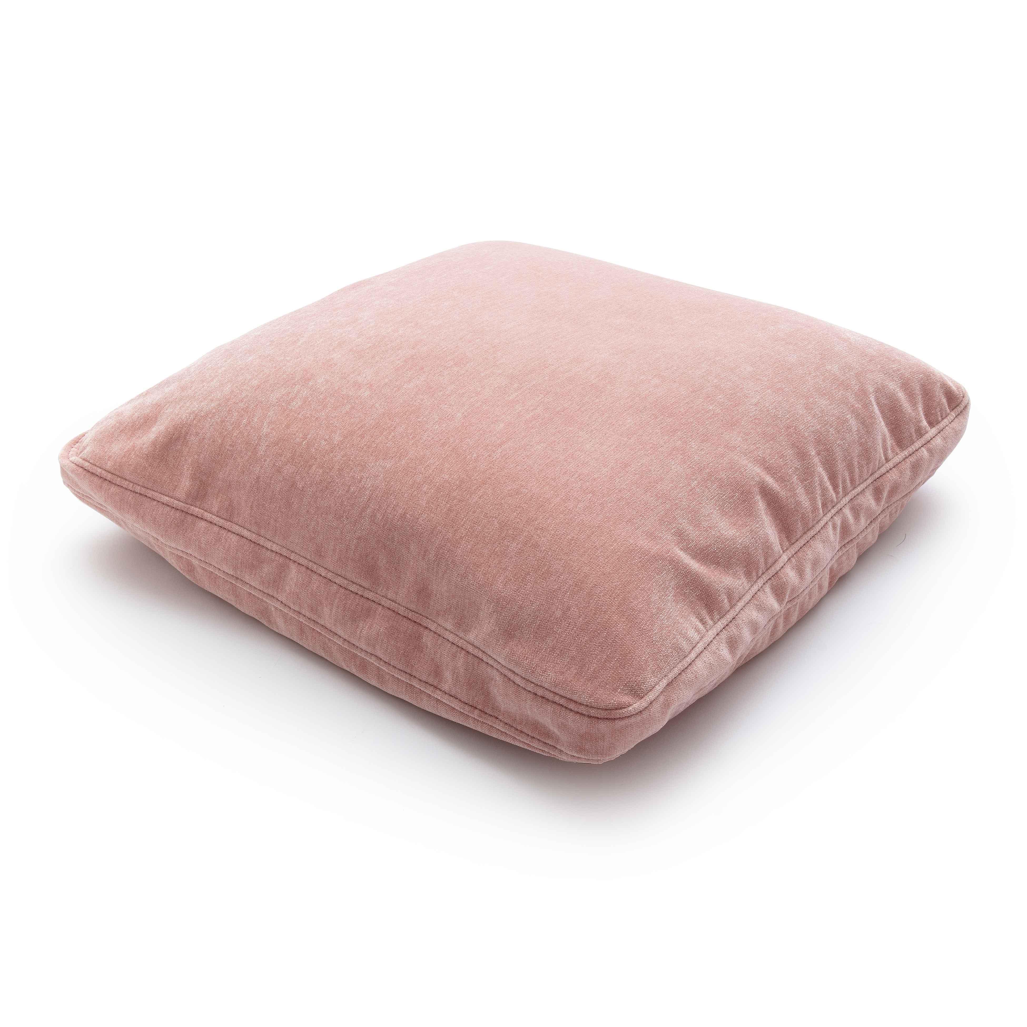 Tipsy Rose Upcycled Chenille 24" x 24" Square Floppy Pillow