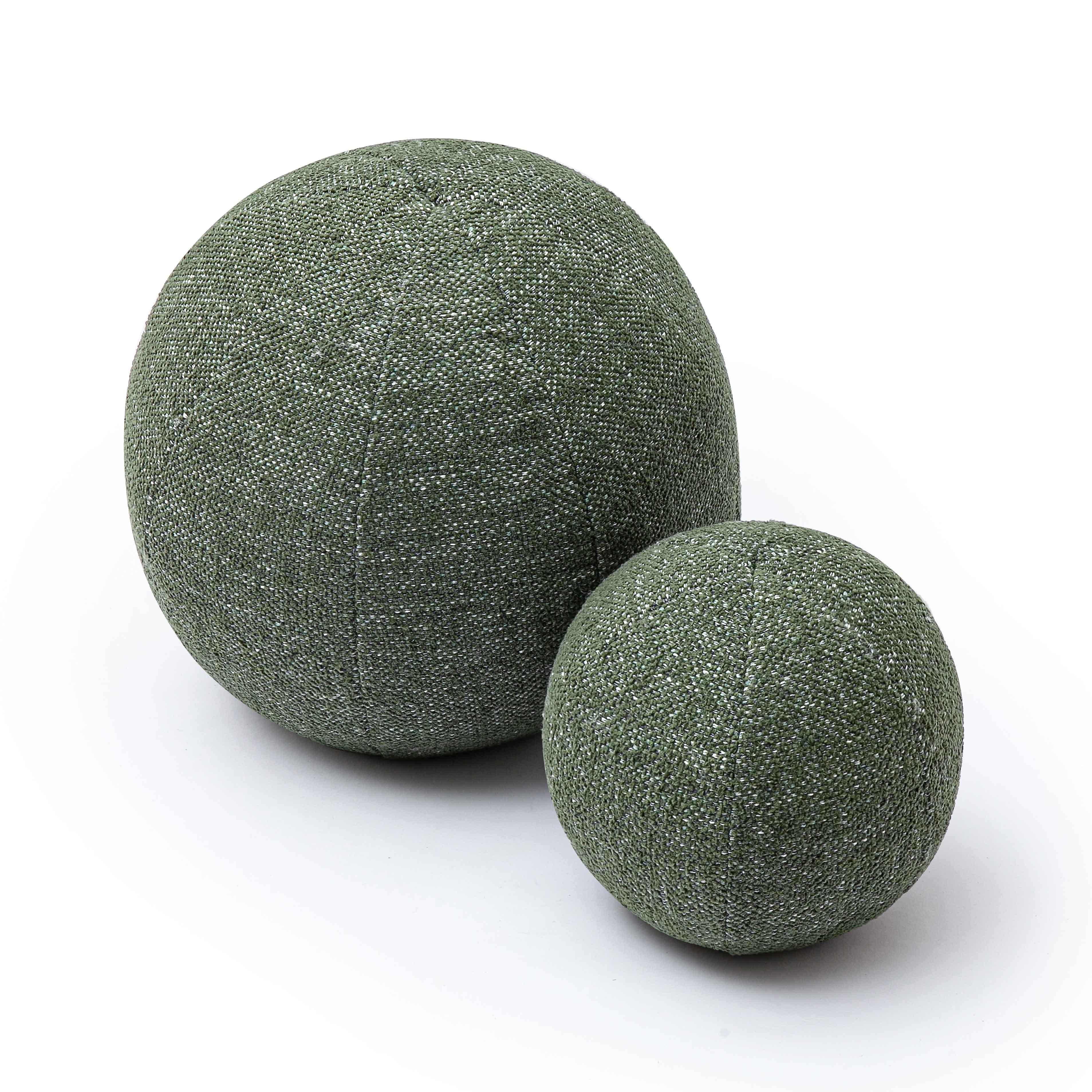 Boba Forest Green Textured Basketweave 9" Pillow