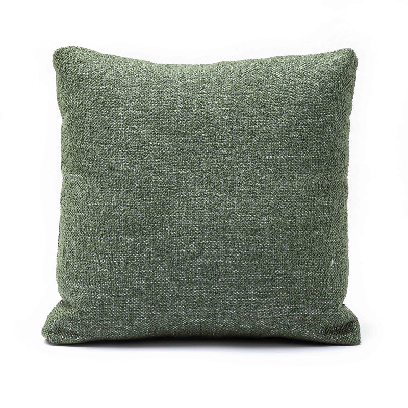 Malolo Green Basketweave 16" Square Vegan-Down Pillow - COVER