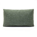 Malolo Green Basketweave 20”x12" Rectangular Vegan-Down Pillow - COVER