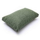 Malolo Green Basketweave 20”x12" Rectangular Vegan-Down Pillow - COVER