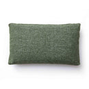 Malolo Green Basketweave 20”x12" Rectangular Vegan-Down Pillow - COVER