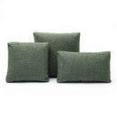 Malolo Green Basketweave 20”x12" Rectangular Vegan-Down Pillow - COVER