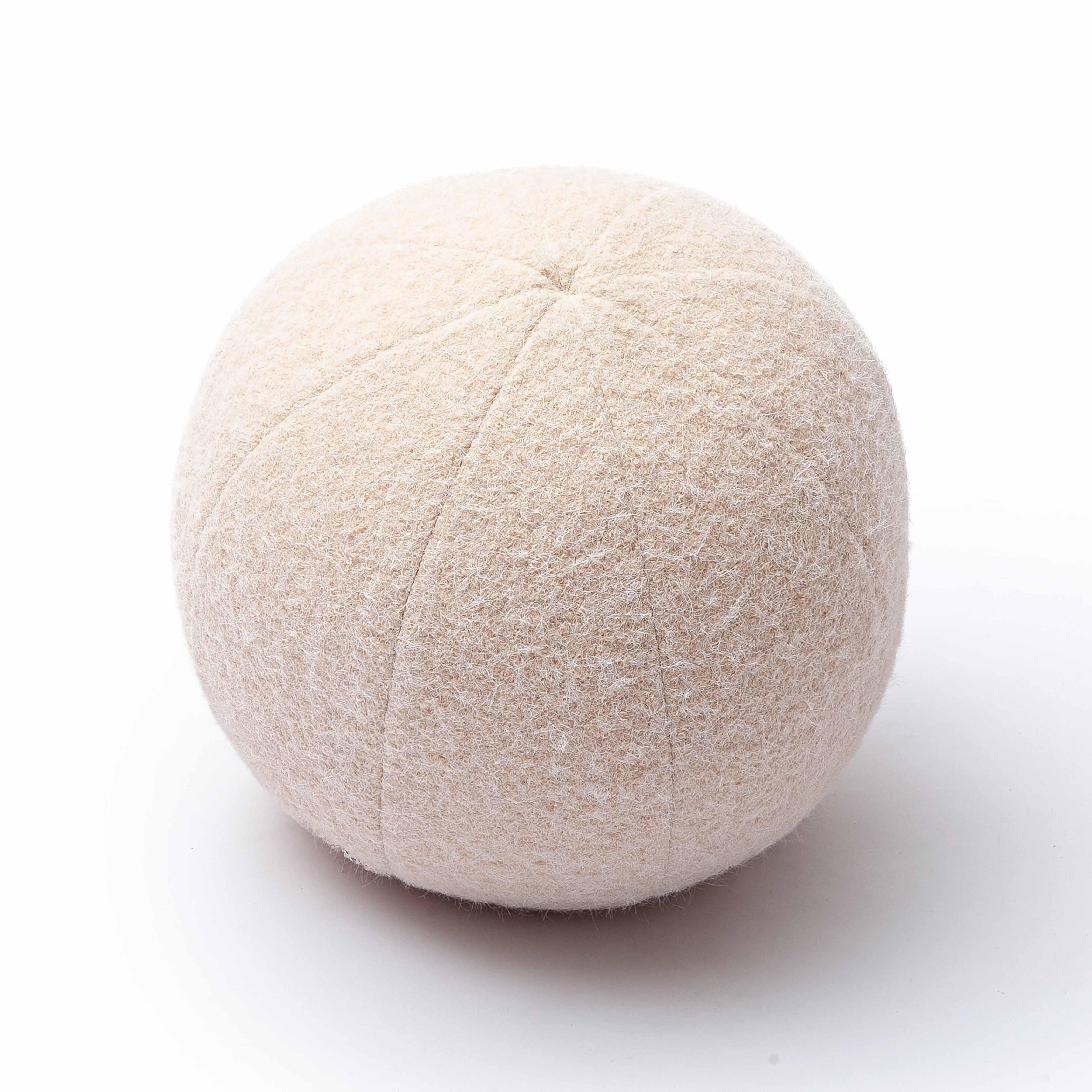 Boba Rose-Tan Long Mohair 9" Pillow