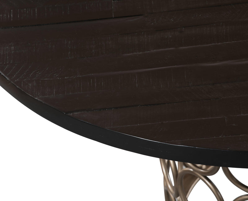 Valentina Brass Round Dining Table - UK