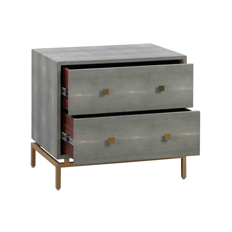 Pesce Shagreen Nightstand - UK