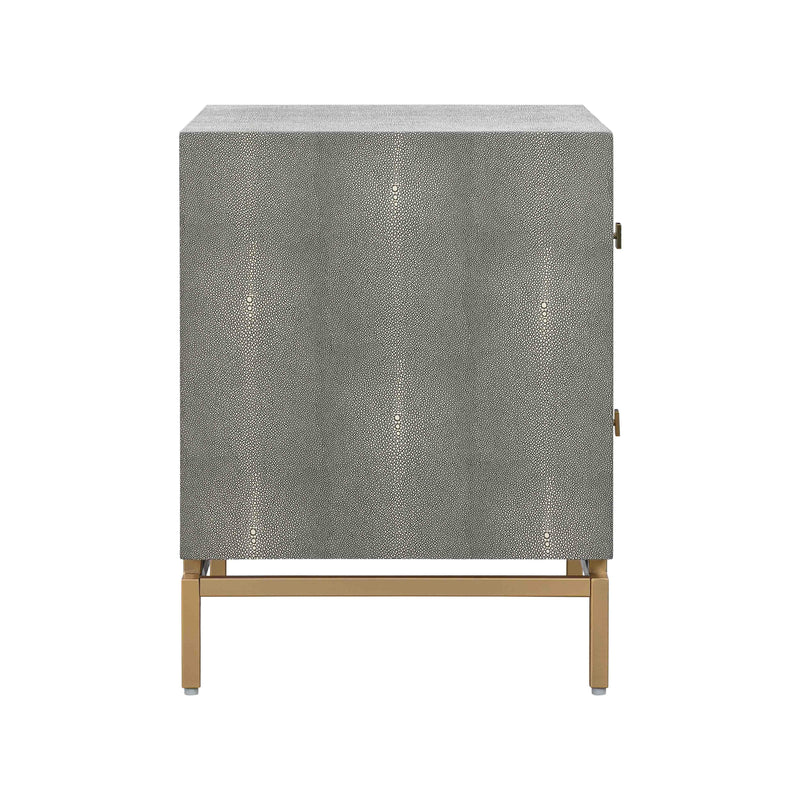 Pesce Shagreen Nightstand - UK