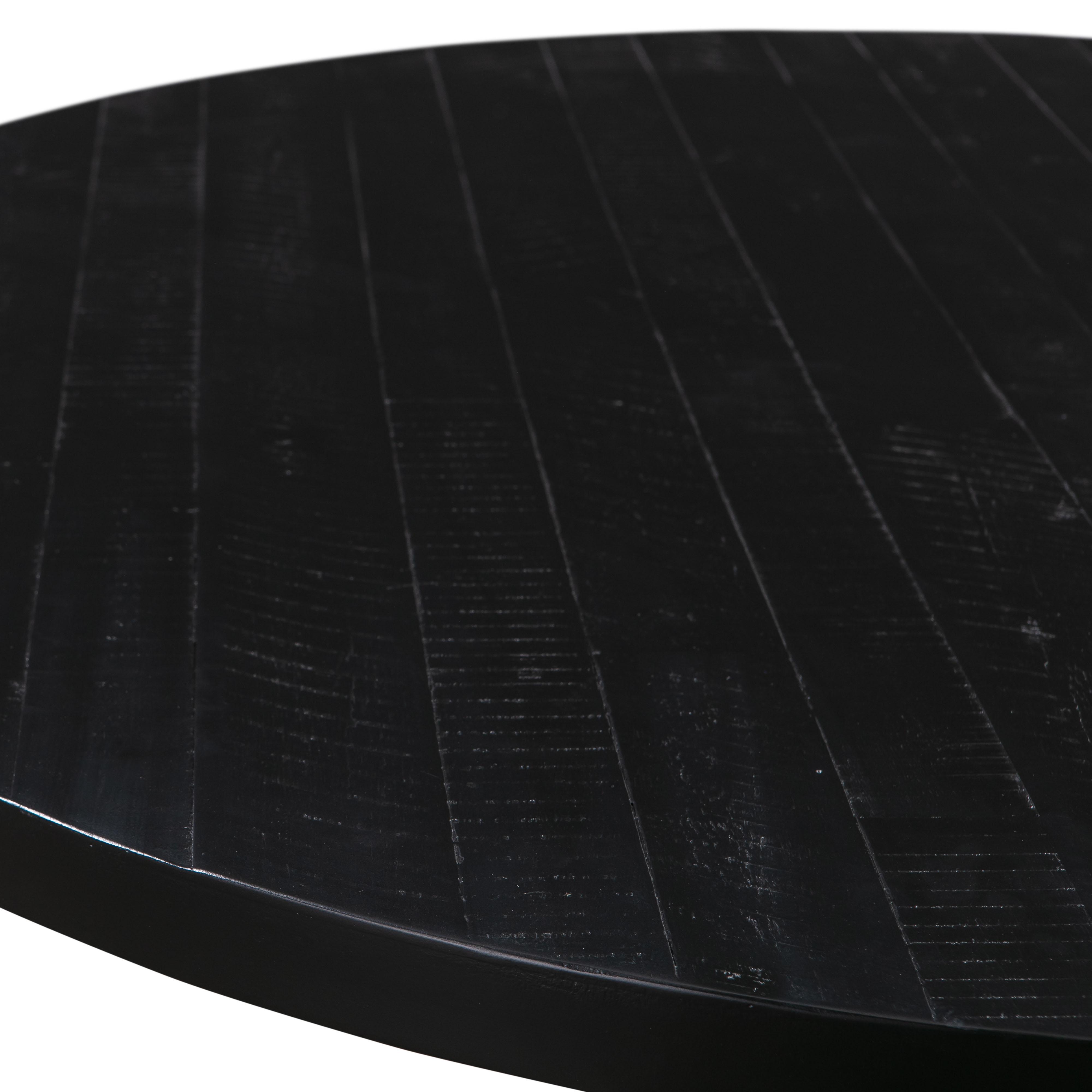 Rishi Black Rope Round Table - UK