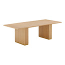 Chelsea Natural Oak Wood Rectangular Dining Table - UK