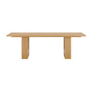 Chelsea Natural Oak Wood Rectangular Dining Table - UK