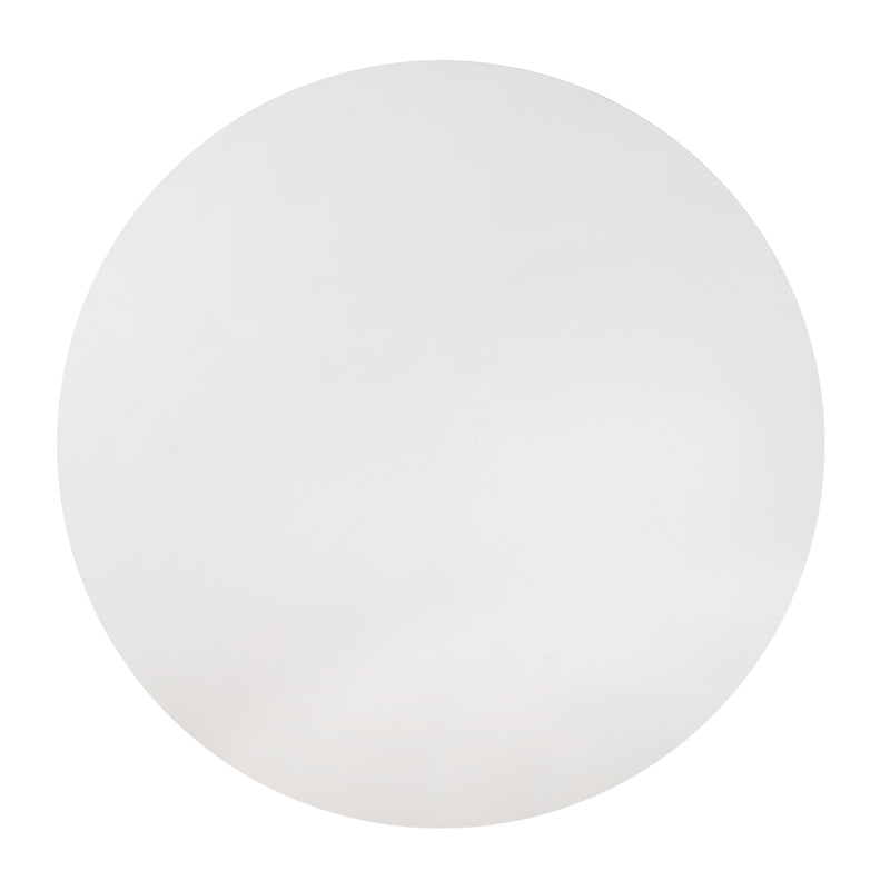 Kali 55 Inch White Round Dining Table - UK