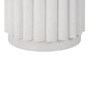 Kali 55 Inch White Round Dining Table - UK