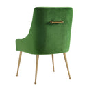 Beatrix Green Velvet Side Chair - UK