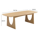 Cybill Natural Ash Dining Table - UK