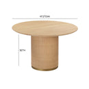 Akiba 47" Round Dining Table - UK