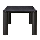 Akola Black Oak Rectangular Dining Table