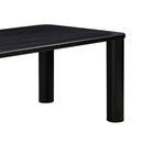Akola Black Oak Rectangular Dining Table