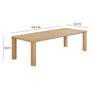 Akola Natural Oak Rectangular Dining Table