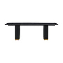 Chelsea Black Oak Rectangular Dining Table