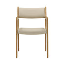 Ari Cream Performance Vegan Leather Dining Chair - Set of 2