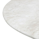 Brut White Marble Pattern Indoor/Outdoor Dining Table