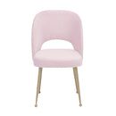 Swell Blush Velvet Chair