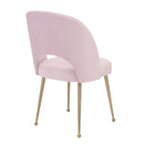 Swell Blush Velvet Chair