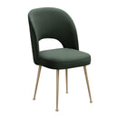 Swell Forest Green Velvet Chair - UK
