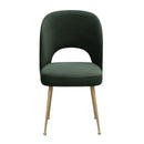Swell Forest Green Velvet Chair - UK