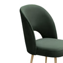 Swell Forest Green Velvet Chair - UK