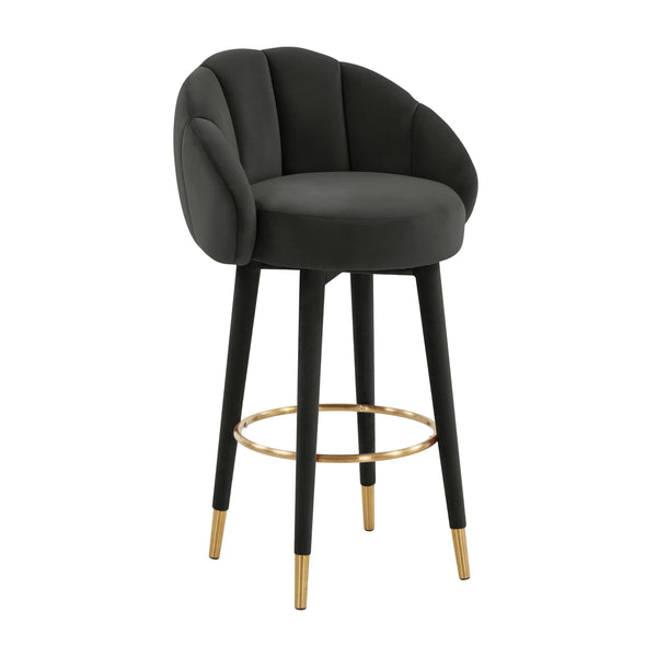 Myla Black Swivel Bar Stool - UK