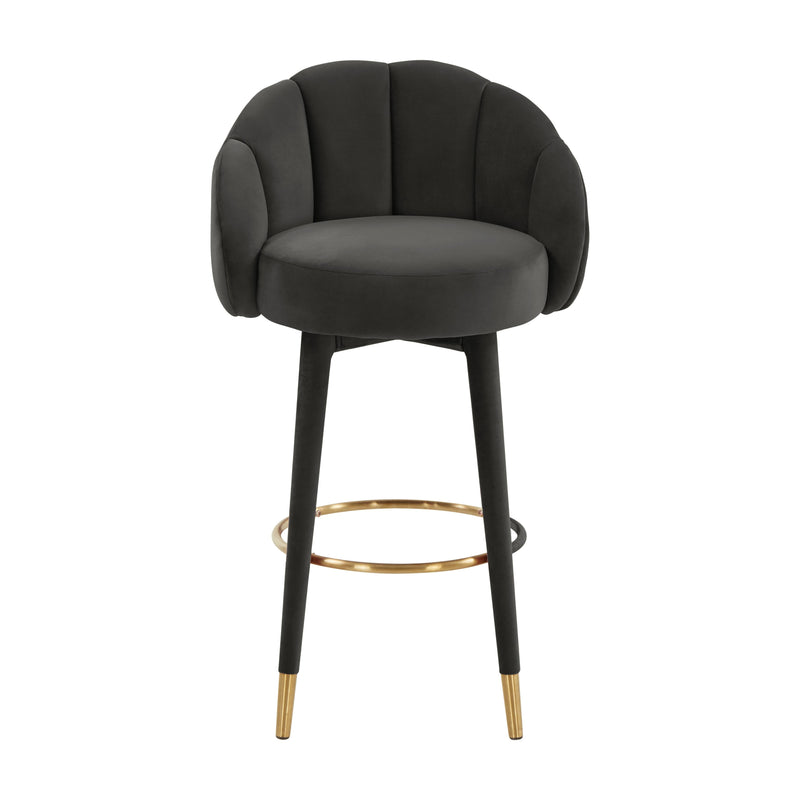 Myla Black Swivel Bar Stool - UK