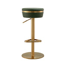 Astro Malachite Green and Gold Adjustable Stool - UK