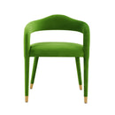Lucia Green Velvet Dining Chair - UK
