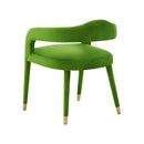 Lucia Green Velvet Dining Chair - UK