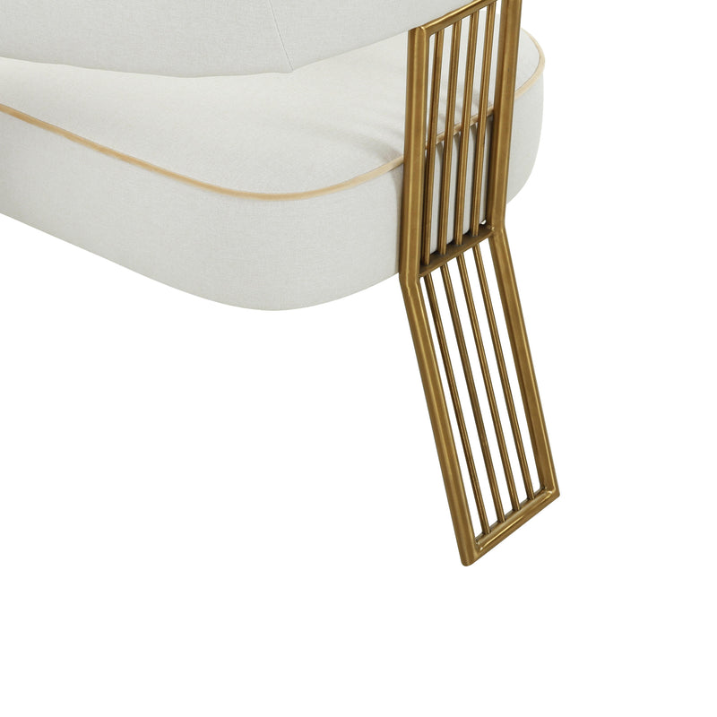 Corralis Cream Performance Linen Dining Chair - UK