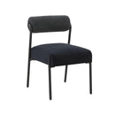 Jolene Black Velvet Dining Chair - Set of 2 - UK