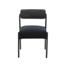 Jolene Black Velvet Dining Chair - Set of 2